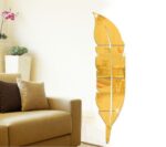 Large Acrylic Feather Mirror