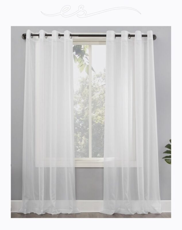 Net Sheer Chiffon Curtain